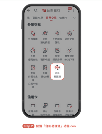 台新易匯通操作步驟