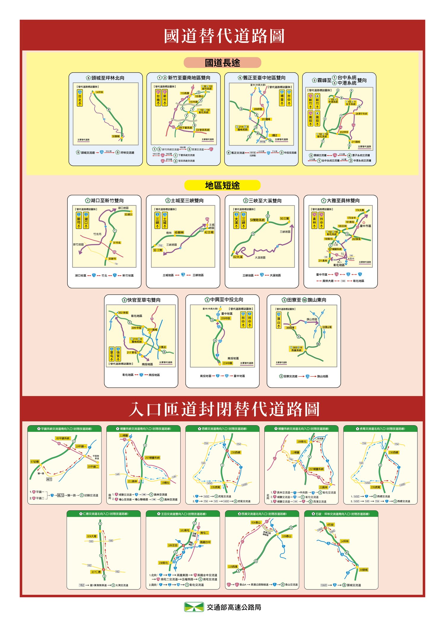 2024過年國道替代道路